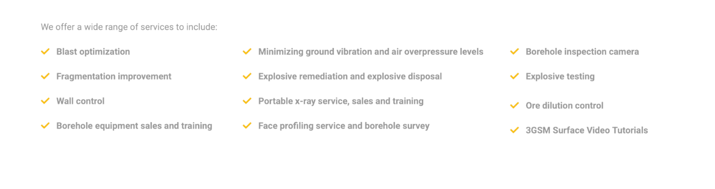 What We Offer Home Page